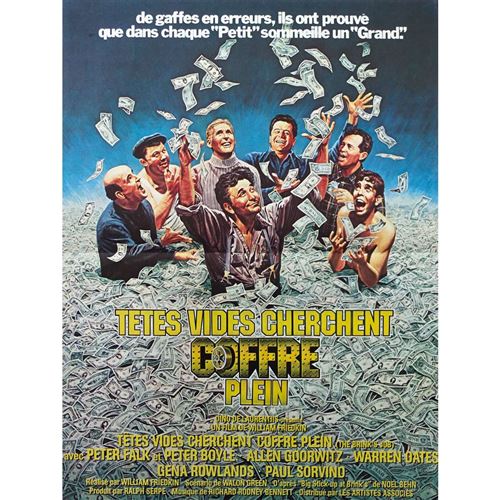 Têtes vides cherchent coffre plein - 1978 - Peter Falk - 40x60cm - Affiche État correct N/A reconditionné disponible sur Fnac