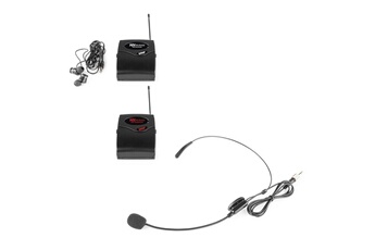 TG40 Micro sans fil professionnel UHF 50 mètres, ensemble émetteur micro serre tête et récepteur écouteurs Très bon état reconditionné disponible sur Darty