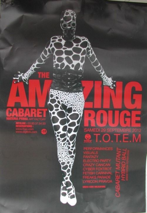 The Amazing Cabaret Rouge - 80x120 cm - AFFICHE / POSTER État correct reconditionné disponible sur Fnac