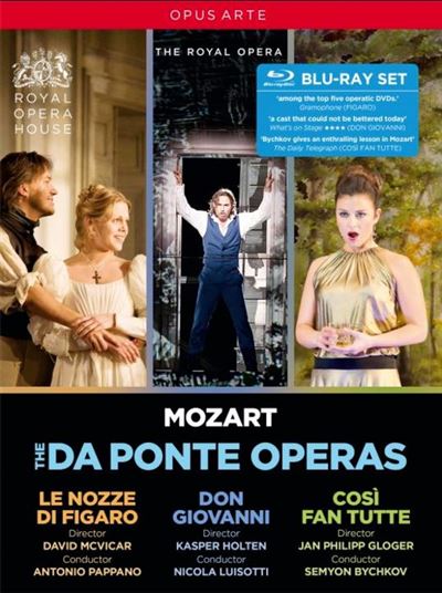 The Da Ponte Operas : Le Nozze di Figaro Don Giovanni Cosi Fan Tutte Blu-ray État correct reconditionné disponible sur Fnac
