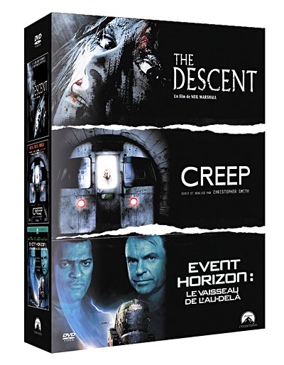 The Descent - Creep - Event Horizon : Le Vaisseau de l'au-delà État correct - 33,07 € The Descent - Creep - Event Horizon : Le Vaisseau de l'au-delà État correct reconditionné disponible sur Fnac