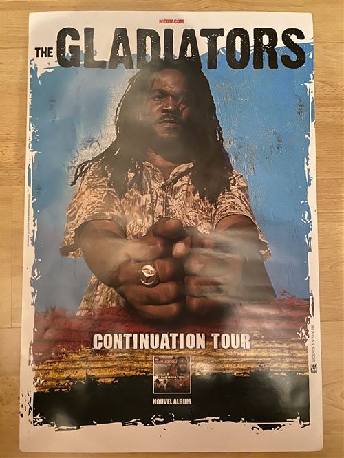 The Gladiators - Continuation Tour - 40x60cm - Affiche État correct N/A reconditionné disponible sur Fnac