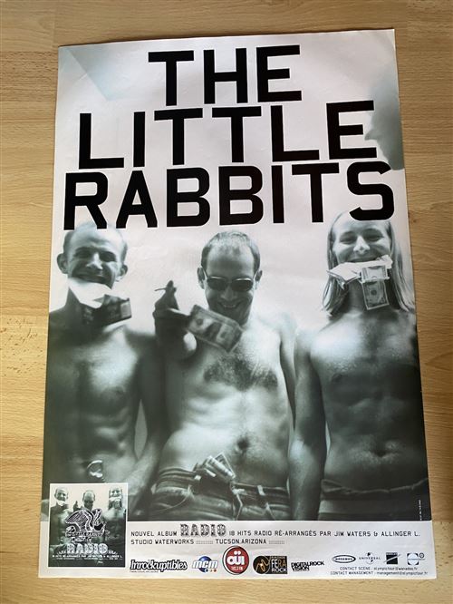 The Little Rabits - Nouvel Album Radio - 40x60cm - Affiche État correct reconditionné disponible sur Fnac