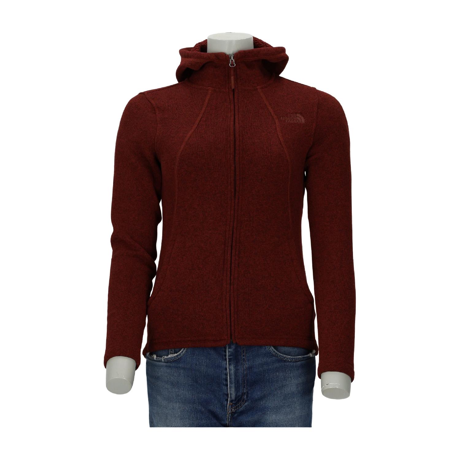 The North Face Veste polaire Crescent Full Zip Hoodie Coupe ajustée Femme Taille S Bordeaux Occasion The North Face reconditionné disponible sur Sporteed | Dero