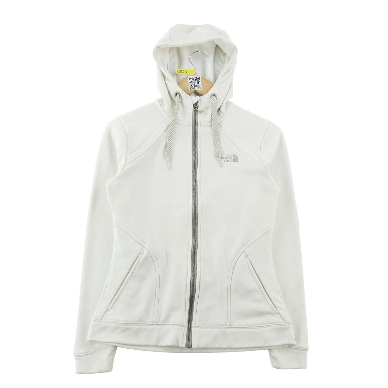 The North Face Veste polaire Poches zippées Coupe ajustée Logo brodé Femme Taille S Blanc Très bon état The North Face reconditionné disponible sur Sporteed