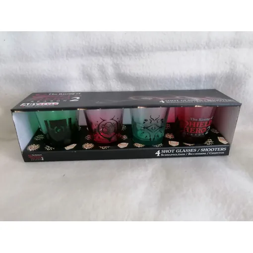 The Rising Shield Hero Season 2 - 4 Shots Glasses (Verres) / Shooters Symboles - Abystyle Red Collection - 2021 Bon état reconditionné disponible sur Rakuten