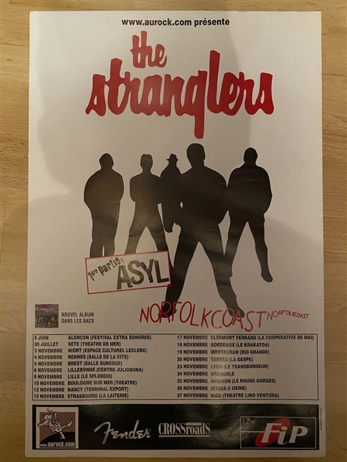 The Stranglers - Norfolkcoast - 40x60cm - Affiche État correct N/A reconditionné disponible sur Fnac