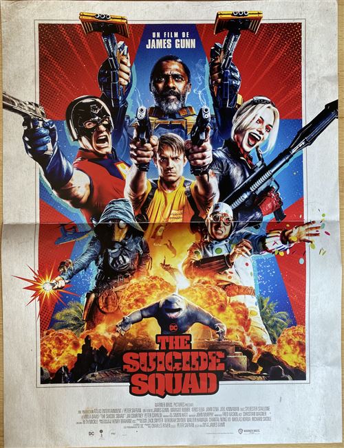 The Suicide Squad - 2021 - Margot Robbie, Viola Davis - 40x60cm - Affiche de cinéma originale pliée État correct N/A reconditionné disponible sur Fnac