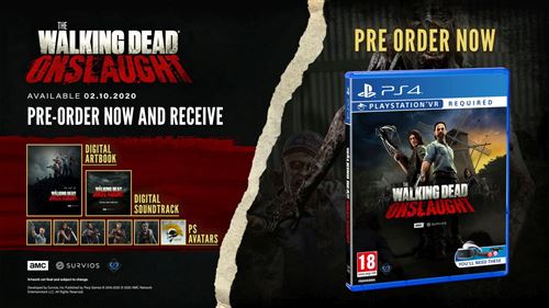 The Walking Dead Onslaught Survivor Edition PS4 État correct Just for Games reconditionné disponible sur Fnac