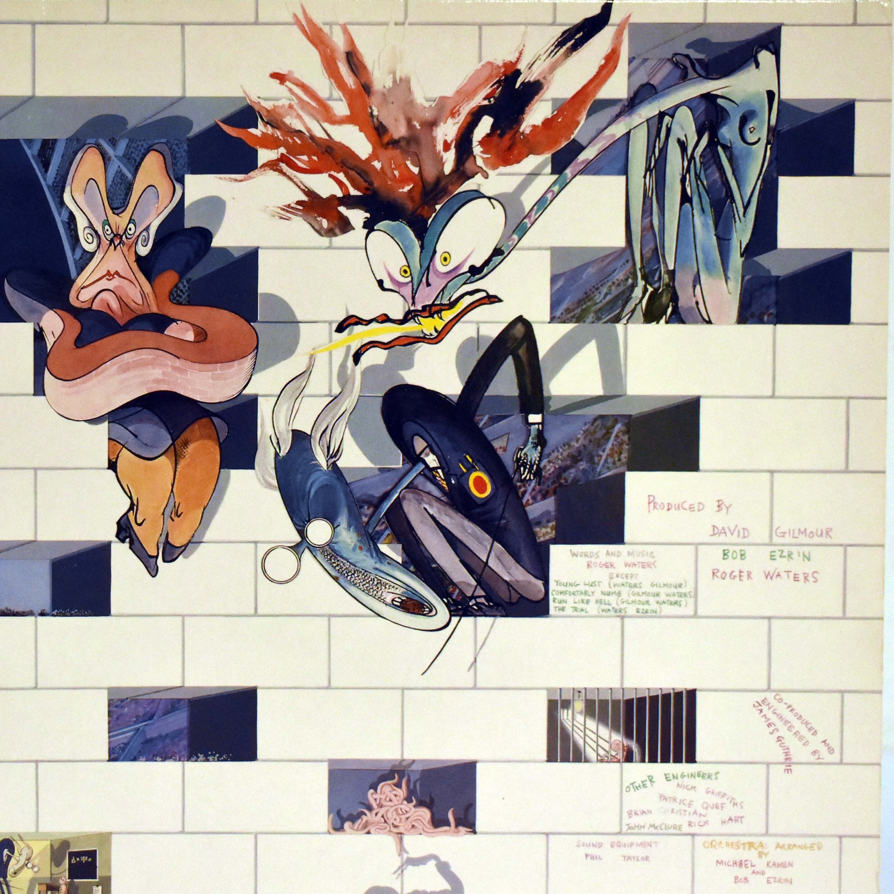 Voir photo 20 de The Wall by Pink Floyd - Double Album 33 Tours Gatefold - EMI Electrola Gmbh The Wall by Pink Floyd - Double Album 33 Tours Gatefold - EMI Electrola Gmbh Bon état reconditionné photo 20