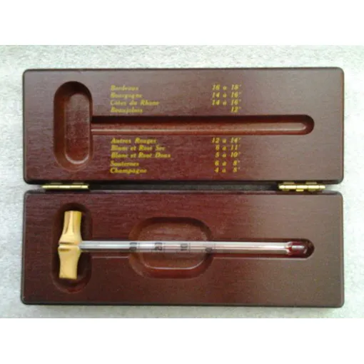 Thermomètre À Vin, Dans Son Coffret En Bois occasion reconditionné disponible sur Rakuten