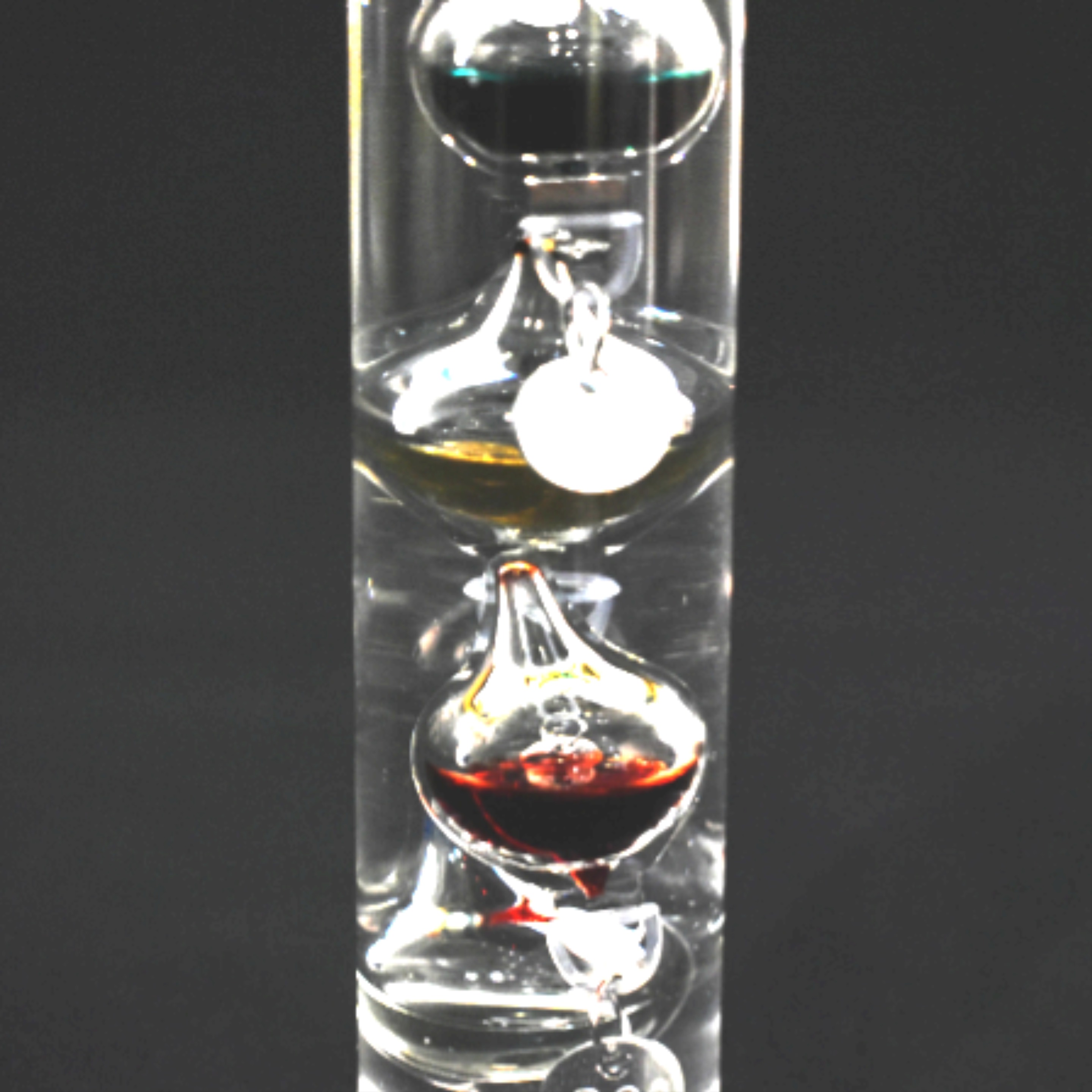 Voir photo 4 de Thermomètre de Galilée - Verre Soufflé Thermomètre de Galilée - Verre Soufflé reconditionné photo 4