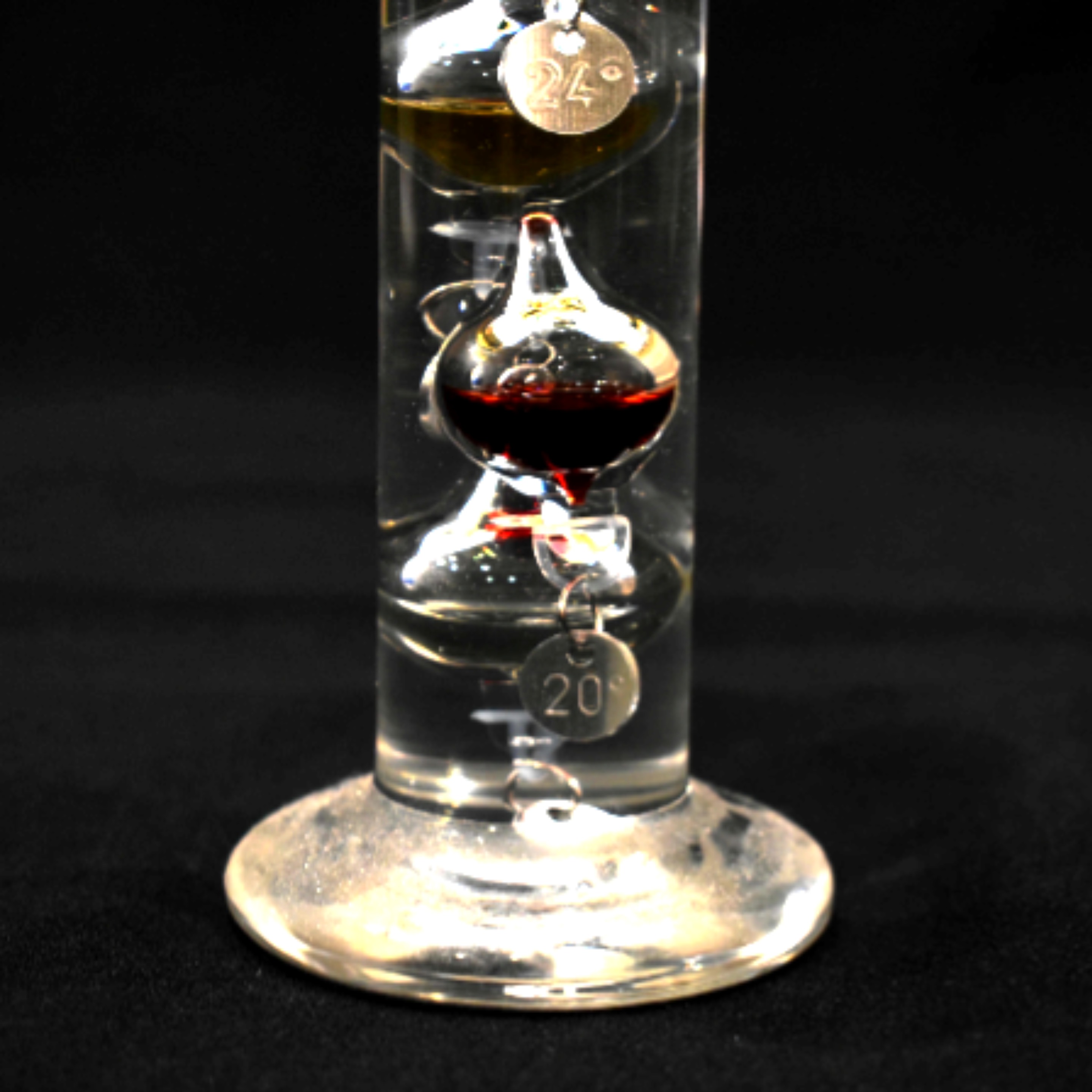 Voir photo 7 de Thermomètre de Galilée - Verre Soufflé Thermomètre de Galilée - Verre Soufflé reconditionné photo 7