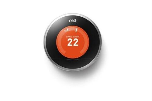 Thermostat connecté Nest Learning 3ème Génération Gris État correct Nest reconditionné disponible sur Fnac