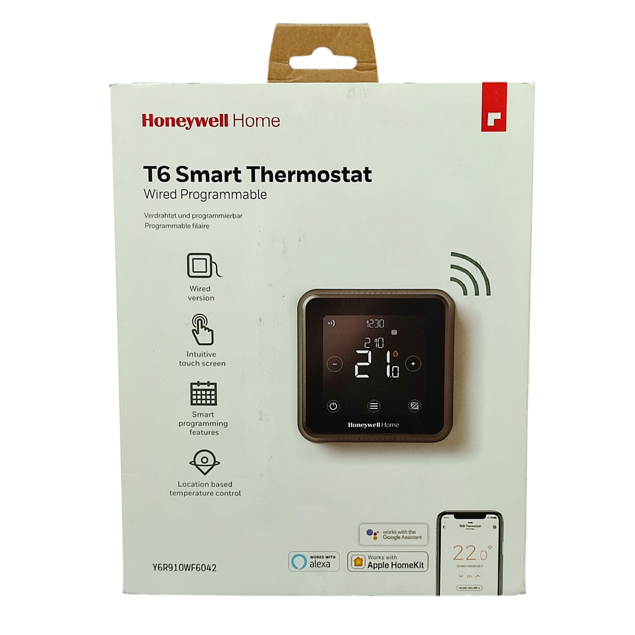 Voir photo 2 de Thermostat connecté T6 Honeywell Home Thermostat connecté T6 Honeywell Home Bon état reconditionné photo 2