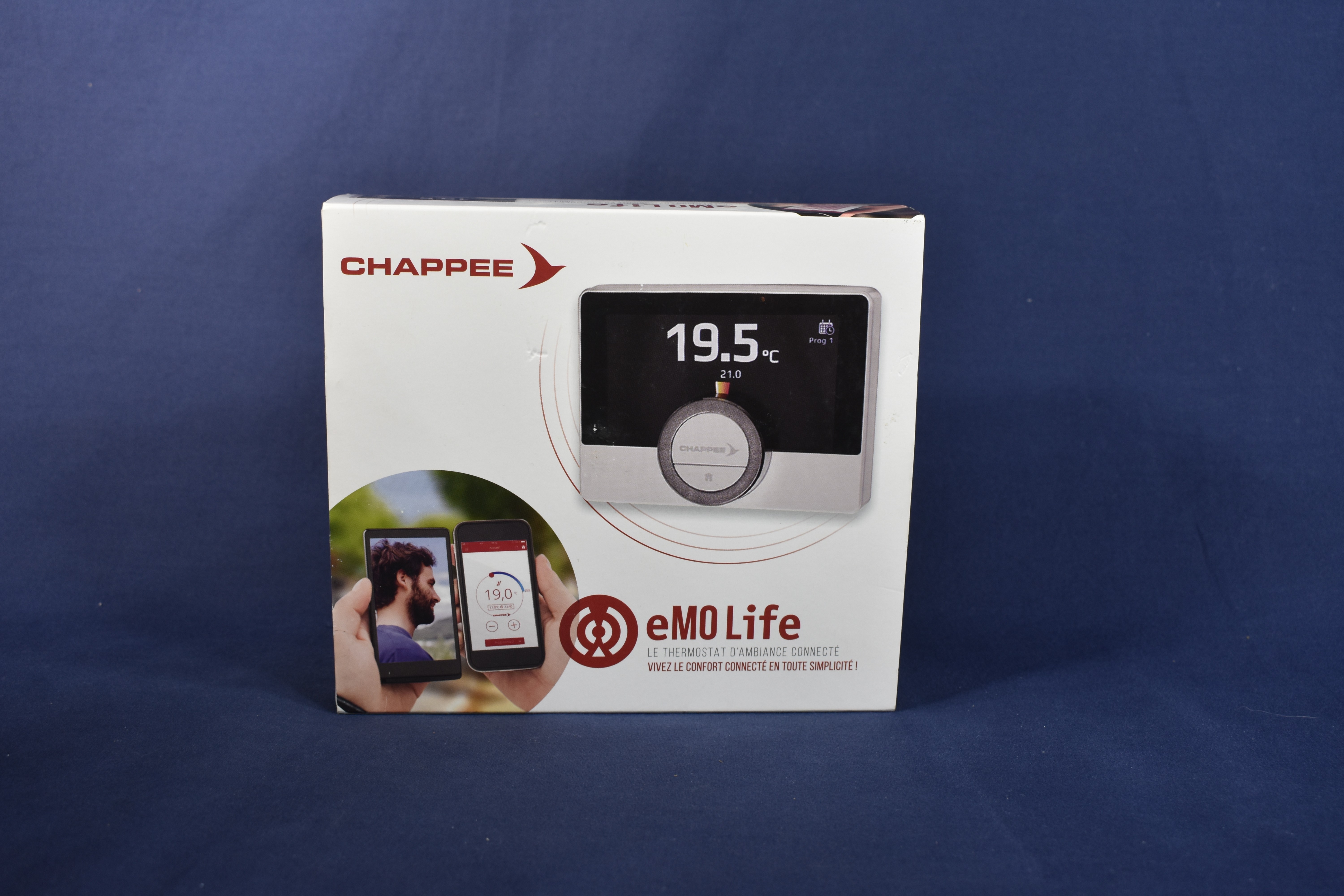 Voir photo 5 de Thermostat d'ambiance connecté eMOLife (76911376) Long 17, larg 16, haut 6 cm Thermostat d'ambiance connecté eMOLife (76911376) Long 17, larg 16, haut 6 cm Bon état reconditionné photo 5