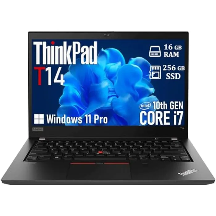 Thinkpad T14 Gen 1 Ordinateur Portable Professionnel 14 Pouces FHD (1920 x 1080) Intel Core i7-10510U 16 Go de RAM SSD de 256 Go Reconditionné Lenovo reconditionné disponible sur Cdiscount Seconde Vie