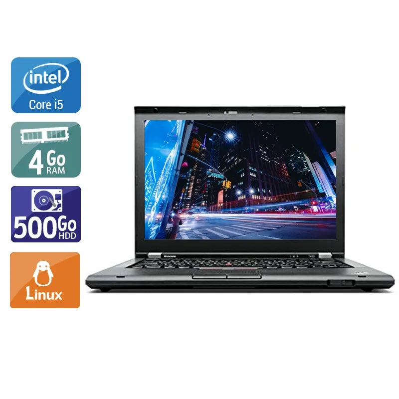 ThinkPad T430 14,1" 2012 - Intel Core i5 2,6Ghz - 2 - 4Go DDR4 - 500Go HDD - Intel HD Graphics 4000 - Gris / Noir - Linux - AZERTY Reconditionné - 250,95 € ThinkPad T430 14,1" 2012 - Intel Core i5 2,6Ghz - 2 - 4Go DDR4 - 500Go HDD - Intel HD Graphics 4000 - Gris / Noir - Linux - AZERTY Reconditionné Lenovo reconditionné disponible sur QuelBonPlan