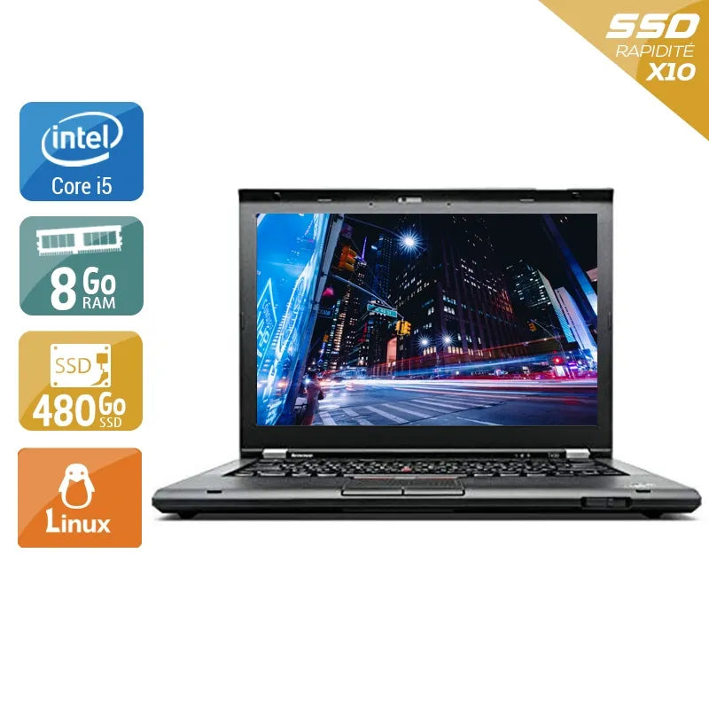 ThinkPad T430 14,1" 2012 - Intel Core i5 2,6Ghz - 2 - 8Go DDR3 - 480Go SSD - Intel HD Graphics 4000 - Gris / Noir - Linux - AZERTY Reconditionné - 292,95 € ThinkPad T430 14,1" 2012 - Intel Core i5 2,6Ghz - 2 - 8Go DDR3 - 480Go SSD - Intel HD Graphics 4000 - Gris / Noir - Linux - AZERTY Reconditionné Lenovo reconditionné disponible sur QuelBonPlan