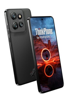 ThinkPhone 25 - 5G smartphone - double SIM - RAM 8 Go / Mémoire interne 256 Go - écran pOLED - 6.36" - 2670 x 1220 pixels (120 Hz) - 3 x caméras Bon état Motorola reconditionné disponible sur Darty