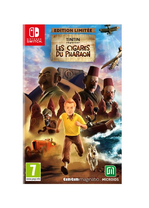 Tintin Reporter Les Cigares Du Pharaon Edition Limitée Nintendo Switch État correct Microids Distribution reconditionné disponible sur Fnac