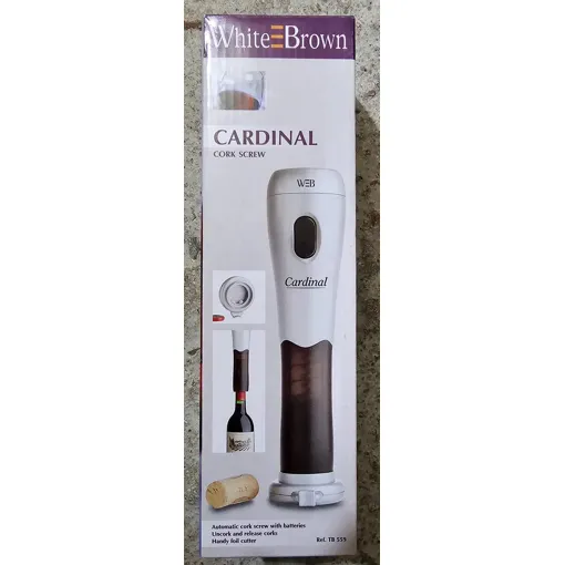 Tire Bouchon Électrique White And Brown Bon état - 19,00 € Tire Bouchon Électrique White And Brown Bon état reconditionné disponible sur Rakuten