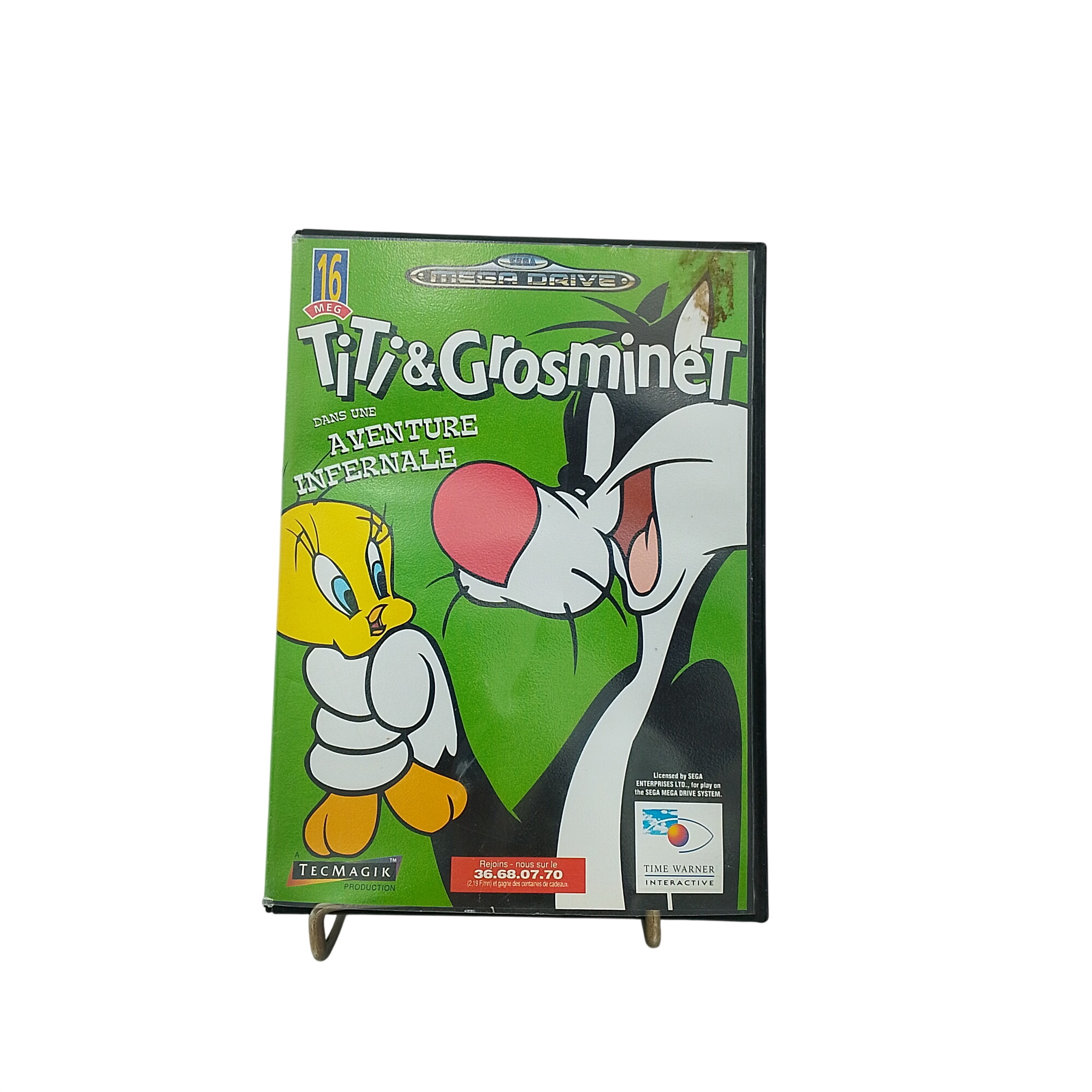 Titi et Grosminet dans une aventure infernale - Jeu Megadrive PAL Bon état - 40,00 € Titi et Grosminet dans une aventure infernale - Jeu Megadrive PAL Bon état reconditionné disponible sur Label Emmaüs