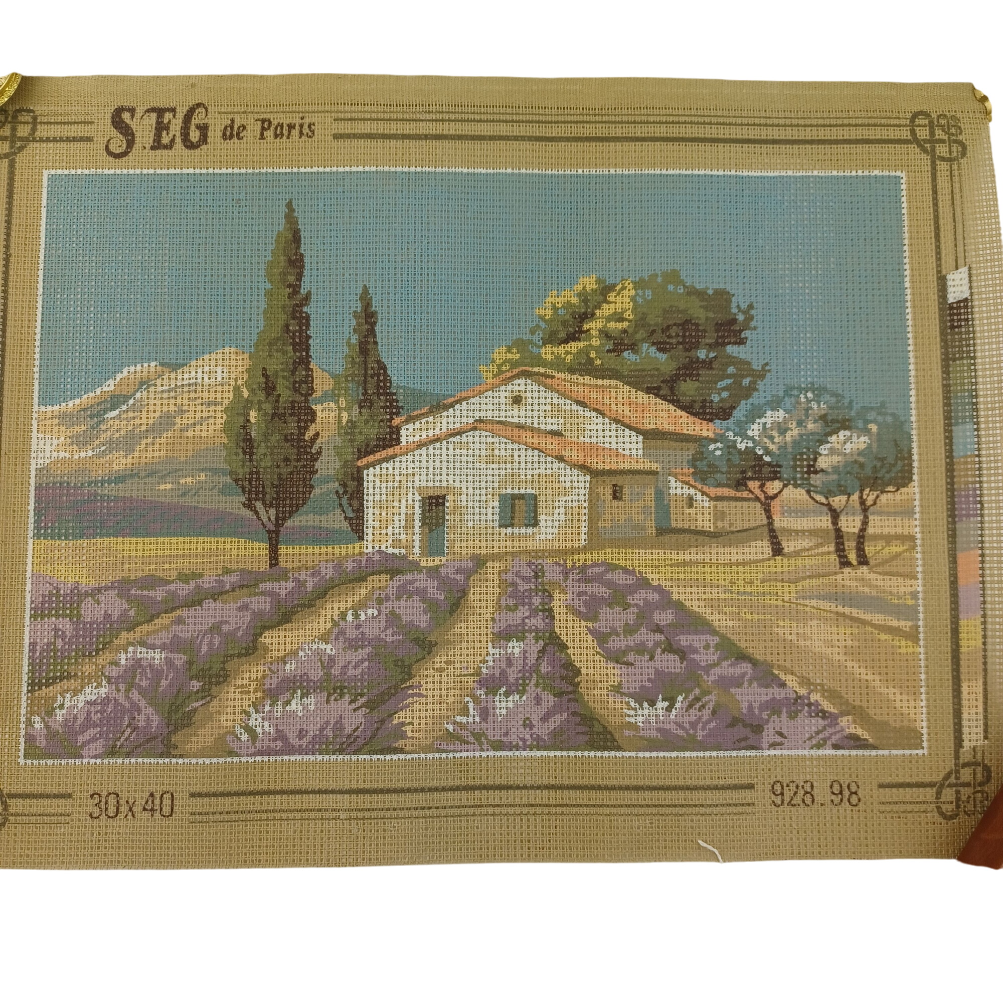 Toile à caneva de 30x40 Seg de Paris Très bon état - 13,00 € Toile à caneva de 30x40 Seg de Paris Très bon état reconditionné disponible sur Label Emmaüs