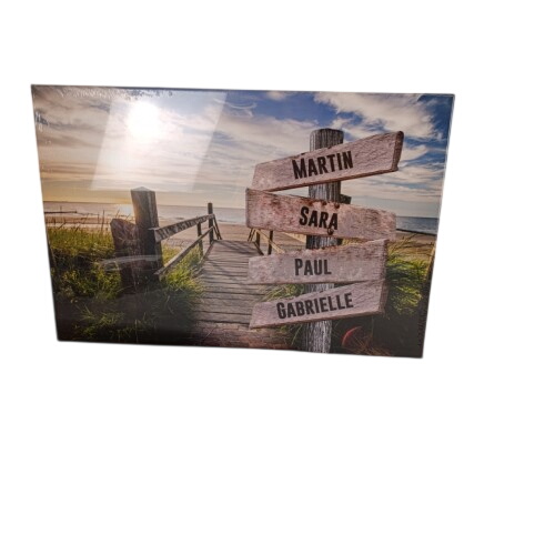 Toile prénoms sous blister Parfait état - 10,00 € Toile prénoms sous blister Parfait état reconditionné disponible sur Label Emmaüs