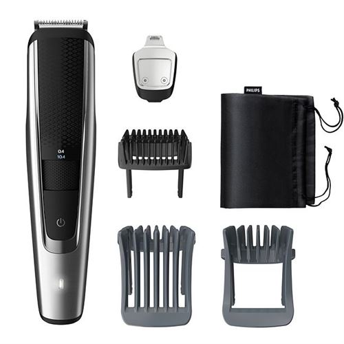 Tondeuse barbe Philips BT5522/15 Beardtrimmer Séries 5000 Argent et Noir État correct Philips reconditionné disponible sur Fnac