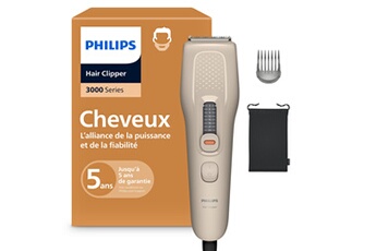 Tondeuse cheveux Series 3000 HC3734/15 Beige Bon état Philips reconditionné disponible sur Darty | Dero