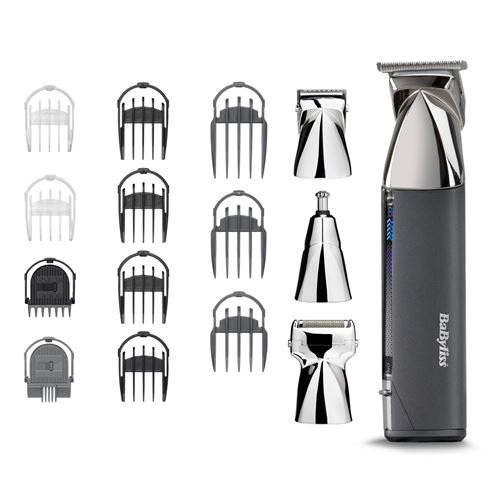 Tondeuse Homme multifonction Babyliss Men MT996E 15 en 1 Super-X Metal Series Argent État correct BaByliss reconditionné disponible sur Fnac | Dero