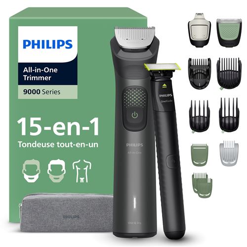 Tondeuse Homme Philips MG9531/15 Noir et Gris État correct Philips reconditionné disponible sur Fnac