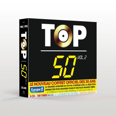 Top 50-30 ans, Volume 2 - 5 CD Digipack État correct reconditionné disponible sur Fnac