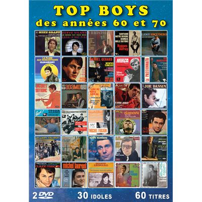 Top Boys des années 60 et 70 - 30 idoles - 60 titres - 2 DVD État correct reconditionné disponible sur Fnac