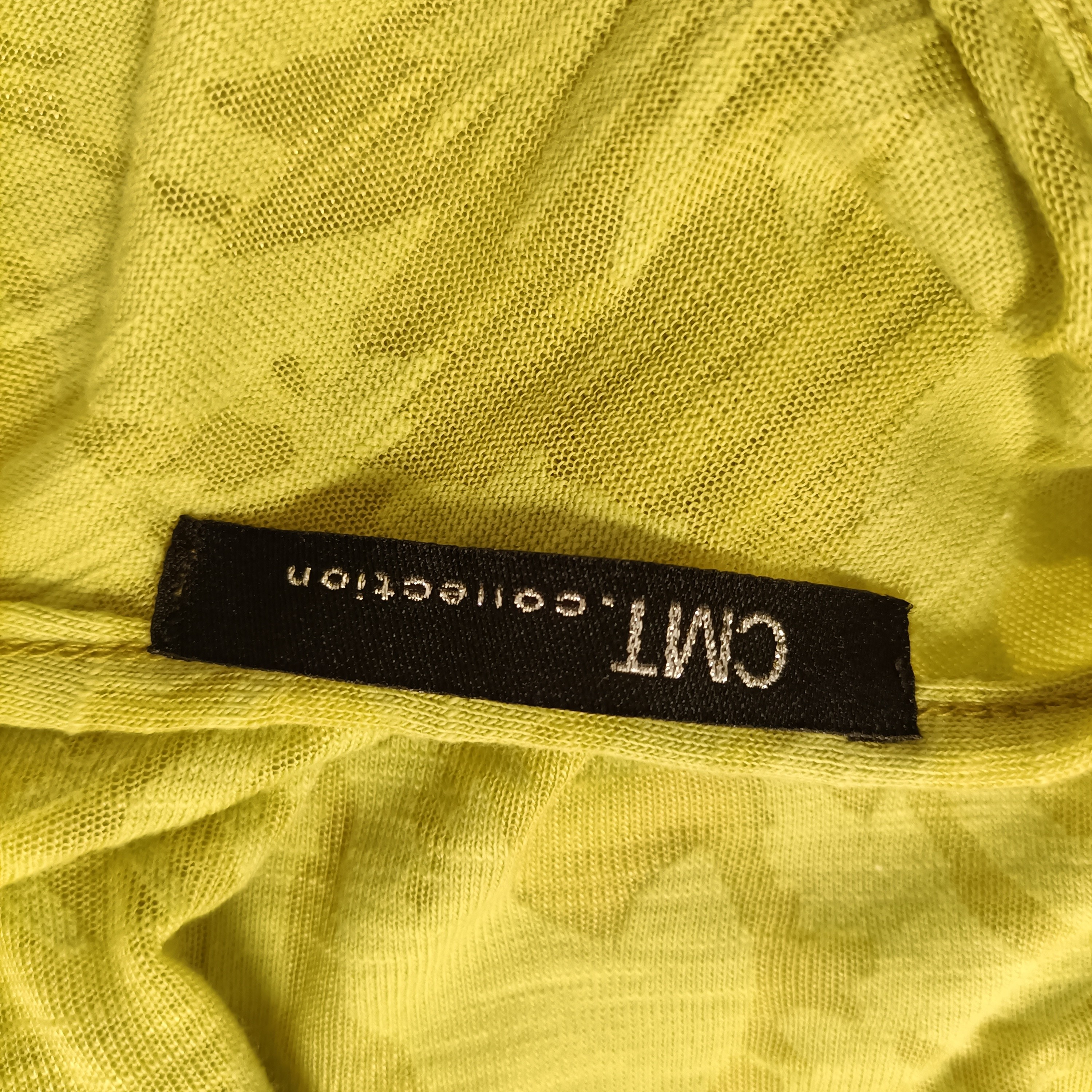 Voir photo 7 de Top CMT Collection jaune anis jacquard bretelles taille 38 A3752 Top CMT Collection jaune anis jacquard bretelles taille 38 A3752 reconditionné photo 7