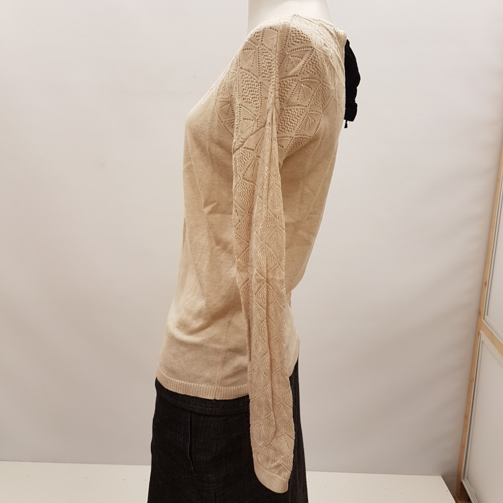 Voir photo 2 de Top en maille de coton écru - ETAM - Taille M Top en maille de coton écru - ETAM - Taille M Très bon état reconditionné photo 2