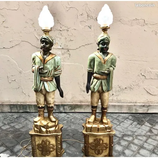 Torchères Napoléoniennes Anciennes En Bois Massif Bon état - 1750,00 € Torchères Napoléoniennes Anciennes En Bois Massif Bon état reconditionné disponible sur Rakuten