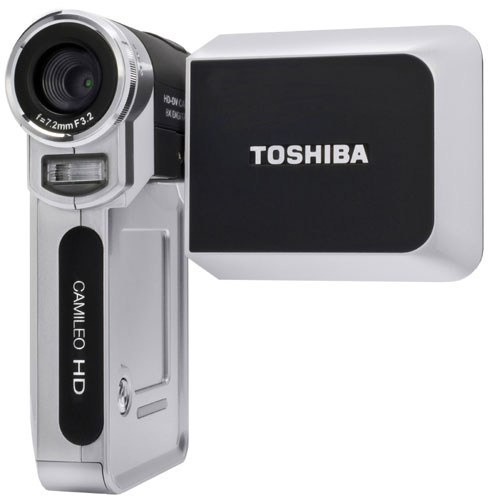 Toshiba CAMILEO HD - Caméscope avec lecteur numérique/enregistreur vocal - 720 p - 5.0 MP - carte Flash État correct Toshiba reconditionné disponible sur Fnac