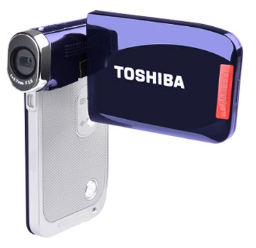 Toshiba CAMILEO P20 - Caméscope - 1080p - 5.0 MP - flash 128 Mo - carte Flash - bleu profond État correct reconditionné disponible sur Fnac