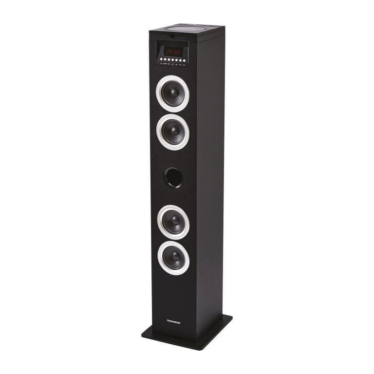 Tour haut-parleurs multimédia DS120CD - Lecteur CD - 60W - Bluetooth, USB, Radio FM - Affichage LED - Noir - Très bon état Très bon état reconditionné disponible sur Pixmania