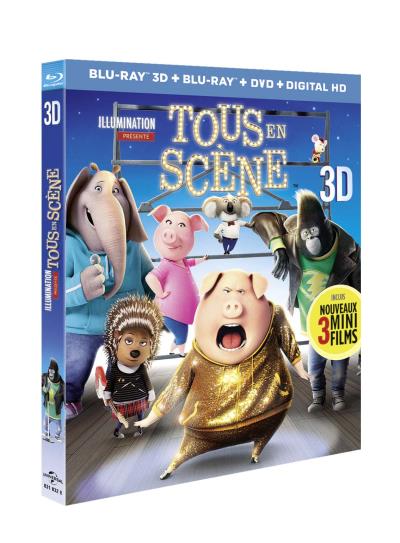 Tous en scène Combo Blu-ray 3D + Blu-ray + DVD État correct reconditionné disponible sur Fnac