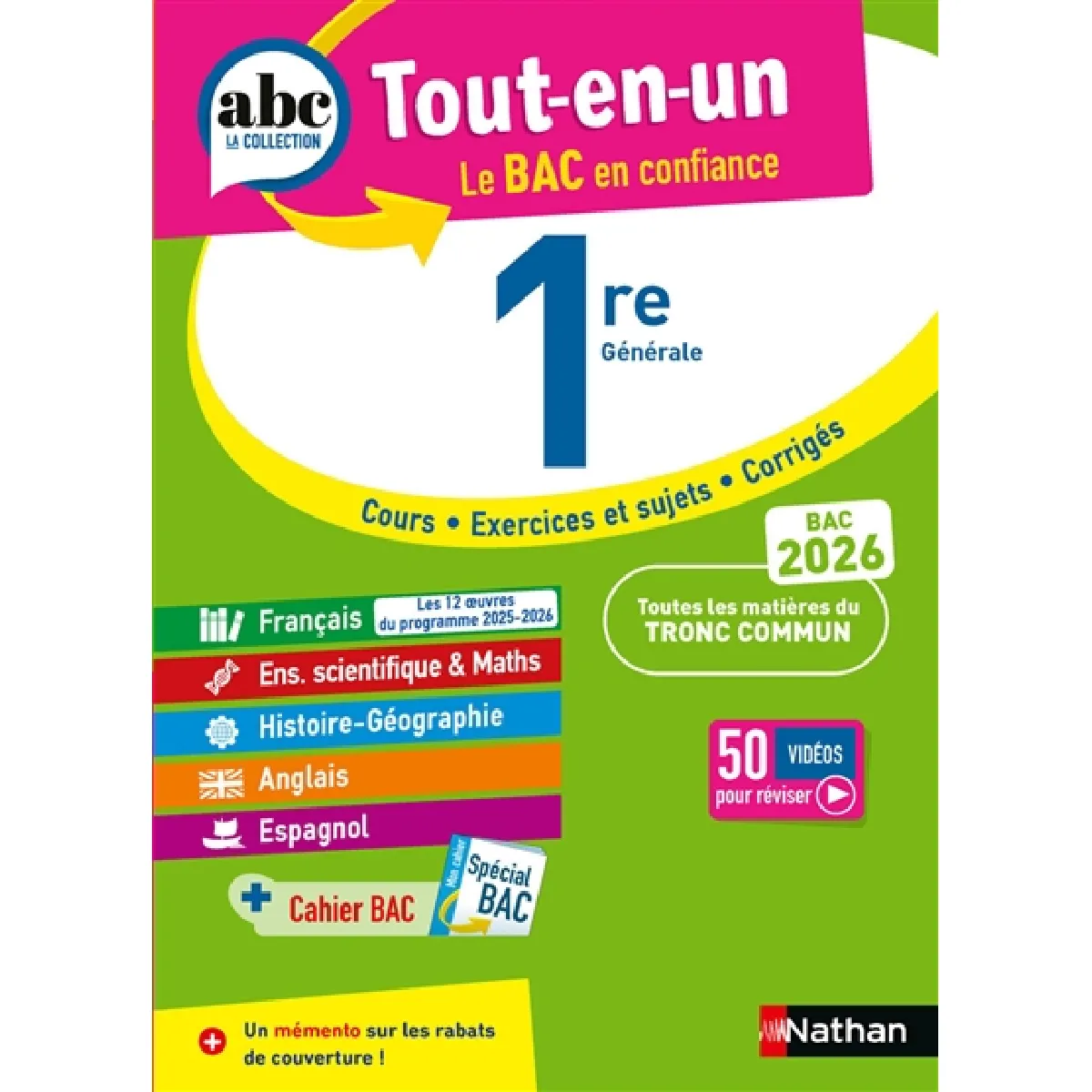 Acheter Tout-en-un 1re générale : cours, exercices et sujets, corrigés : toutes les matières du tronc commun, bac 2026 État correct - 11,20 € Tout-en-un 1re générale : cours, exercices et sujets, corrigés : toutes les matières du tronc commun, bac 2026 État correct N/A (Il ne s'agit pas d'une marque reconditionné disponible sur Rue du Commerce Seconde Vie
