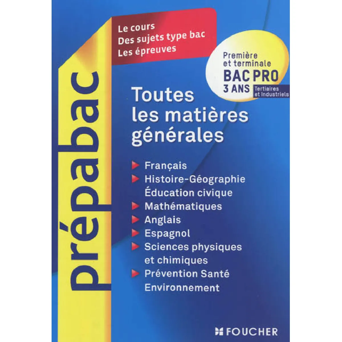 Acheter Toutes les matières générales : première et terminale bac pro 3 ans, tertiaires et industriels État correct - 15,00 € Toutes les matières générales : première et terminale bac pro 3 ans, tertiaires et industriels État correct N/A (Il ne s'agit pas d'une marque reconditionné disponible sur Rue du Commerce Seconde Vie