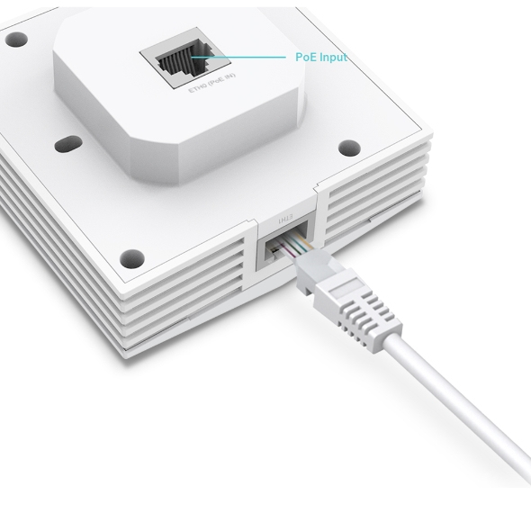 TP-Link Omada EAP650-Wall 3000 Mbit/s Blanc Connexion Ethernet, supportant l'alimentation via ce port (PoE) - Excellent état Parfait état TP-Link reconditionné photo 3 | Dero