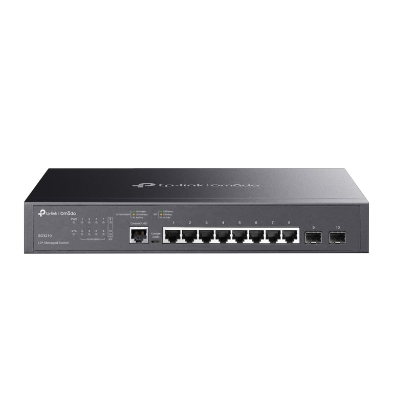 TP-Link Omada SG3210 commutateur réseau Géré L2/L3 Gigabit Ethernet (10/100/1000) 1U Noir - Excellent état Parfait état Nissan reconditionné disponible sur Pixmania | Dero