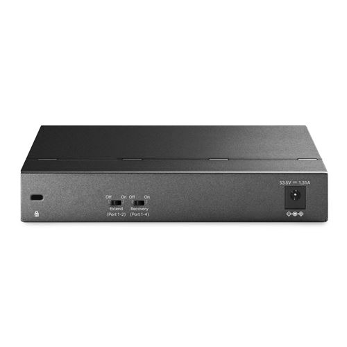 TP-Link TL-SG1006PP V1 - Commutateur - non géré - 1 x 10/100/1000 (PoE++) + 3 x 10/100/1000 (PoE+) + 2 x 10/100/1000 - de bureau - PoE++ (64 W) État correct - 89,38 € TP-Link TL-SG1006PP V1 - Commutateur - non géré - 1 x 10/100/1000 (PoE++) + 3 x 10/100/1000 (PoE+) + 2 x 10/100/1000 - de bureau - PoE++ (64 W) État correct N/A reconditionné disponible sur Fnac