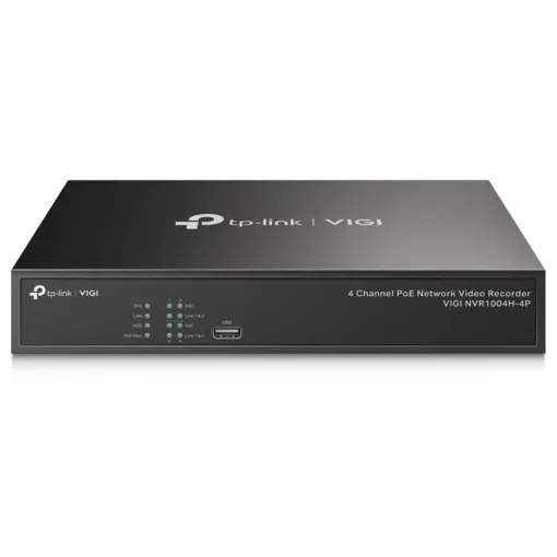TP-Link VIGI NVR1004H-4P Enregistreur vidéo sur réseau Noir Bon état reconditionné disponible sur Rakuten