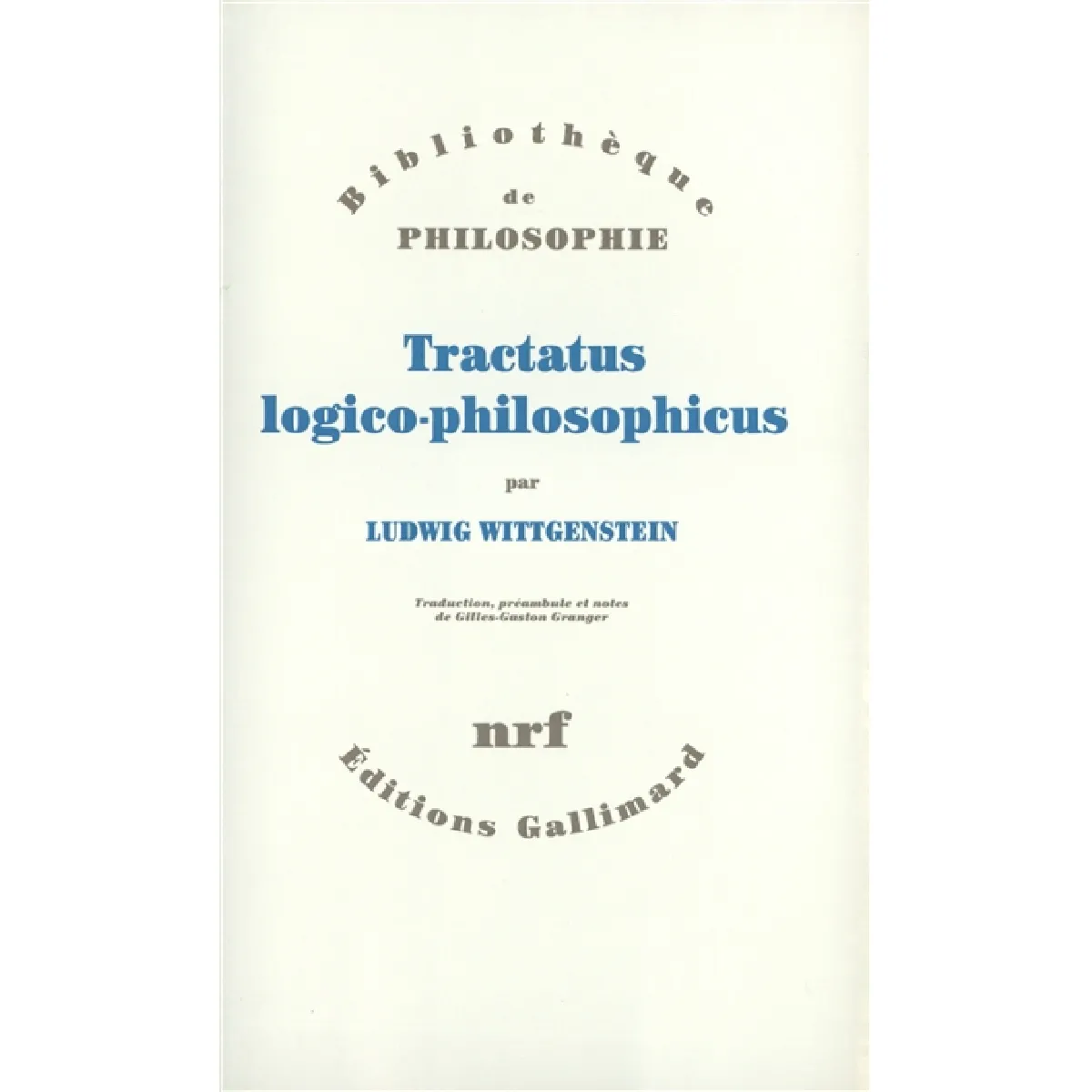 Acheter Tractatus logico-philosophicus État correct - 10,56 € Tractatus logico-philosophicus État correct N/A (Il ne s'agit pas d'une marque reconditionné disponible sur Rue du Commerce Seconde Vie