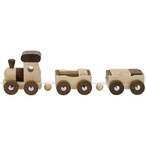 Acheter Train bois naturel 2 wagons État correct - 11,00 € | Dero Train bois naturel 2 wagons État correct N/A reconditionné disponible sur Fnac | Dero